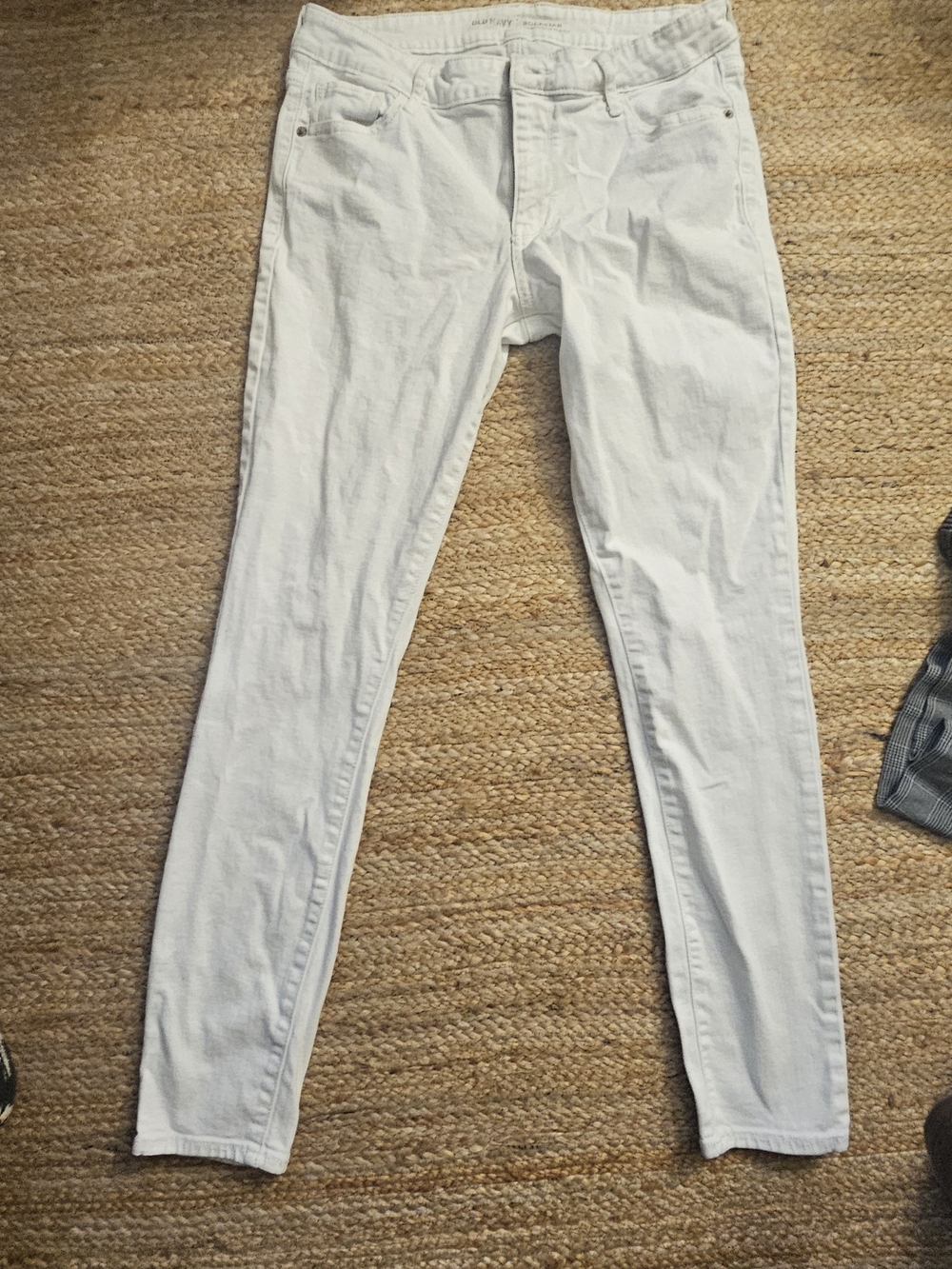 Old Navy White Women’s Skinny Jeans - Stretch Denim